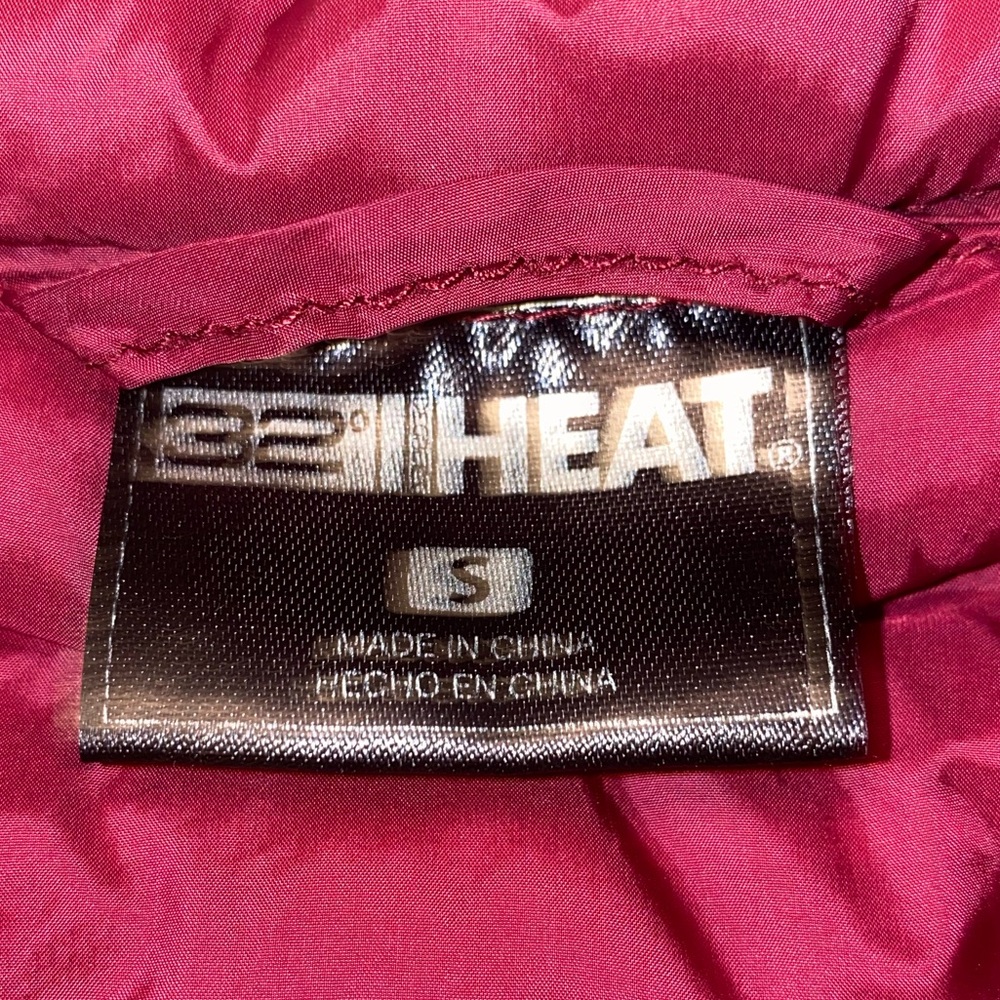 Quilted Burgundy & Black Lightweight Puffer Jacket - Picture 3 of 5